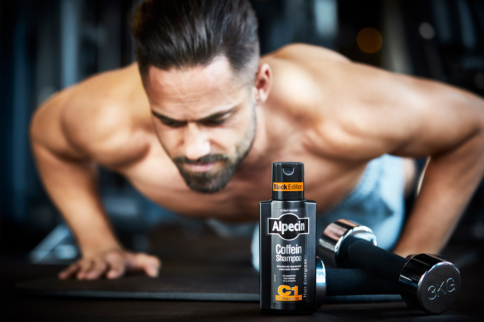 Alpecin C1 Black Social Media Kampagne für Dr. Wolff Fotostudio Bielefeld Björn Hokamp Werbefotograf Bielefeld